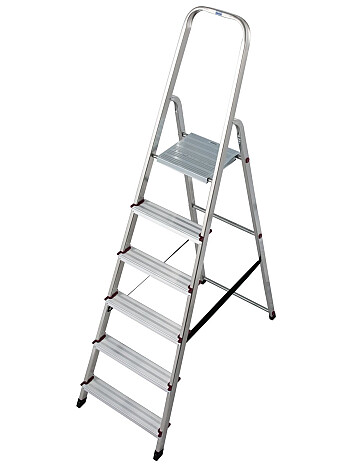 KRAUSE CORDA drabina aluminiowa wolnostojąca 6 stopni